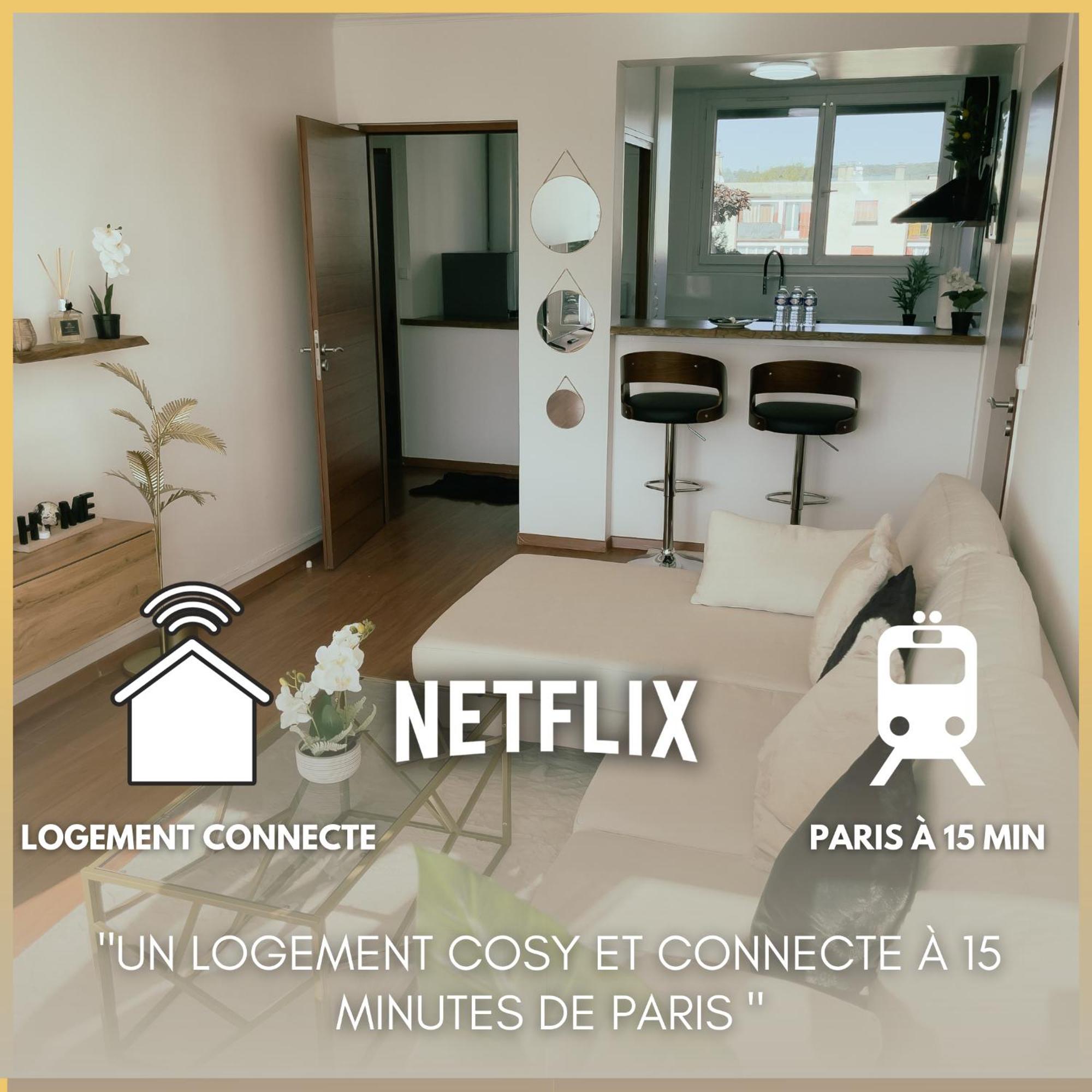 Appartement Cosy & Connecte A 15 Min De Paris Soisy-sous-Montmorency Экстерьер фото